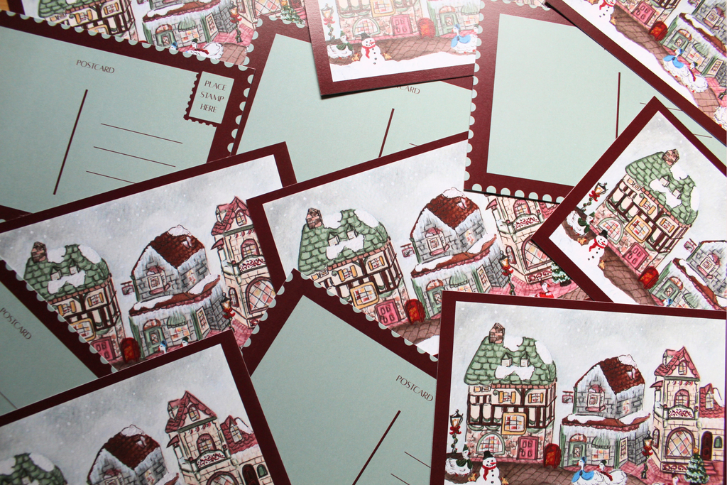 Christmas in Waddletown Postcard