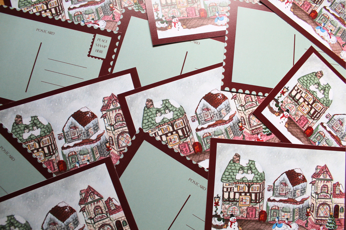 Christmas in Waddletown Postcard