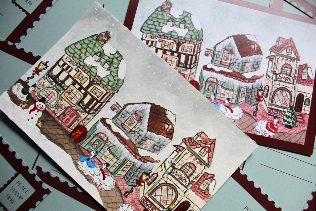 Christmas in Waddletown Postcard